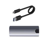Wdbild Adaptateur NVME vers USB 3.1 pour disque solide 2242/2260/2280/2230 B-Key M-Key B + M Key Solid Drives