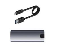 Wdbild Adaptateur NVME vers USB 3.1 pour disque solide 2242/2260/2280/2230 B-Key M-Key B + M Key Solid Drives