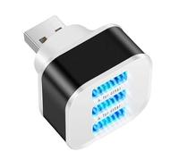 Wdbild Adaptateur répartiteur multi-ports USB 2.0 à 3 ports pour ordinateur portable, voiture, appareils mobiles, accessoires, adaptateur USB, alimentation