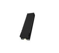 Wdbild Améliore la dissipation de la chaleur en aluminium pour disque solide NVME - Base ventilée - Refroidissement optimal pour les consoles de jeu - Dissipation efficace de la chaleur pour disque