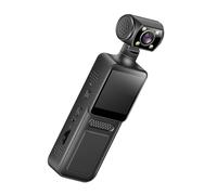 Wdbild Caméra de sport portable 4K à 180 degrés avec écran LCD de poche, caméscope de voyage, vélo, enregistreur de nuit