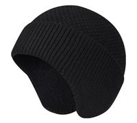 Wdbild Chapeau, cache-oreilles chapeau de course pour le sport de plein air chapeaux adultes vêtements décontractés épais chaud sans bord chapeaux extensible pull hiver H, Noir , 41