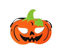 Wdbild Citrouille en feutre pour Halloween, cosplay, bal masqué, fêtes d'anniversaire, cadeaux de fête pour enfants et adultes, fournitures d'Halloween pour adultes drôles