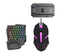 Wdbild Clavier de jeu macro personnalisable et ensemble DPI élevé commutateurs mécaniques connexion USB pour PC compétitif bouton longue durée