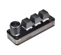 Wdbild Clavier de programmation macro 2/3/4/5 à 1 bouton pour clavier mécanique pour clavier de jeu à chaud, design compact et portable