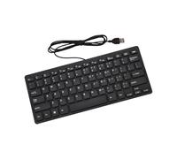Wdbild Clavier USB fin filaire 72 touches silencieux, léger et portable, pour les petits bureaux de voyage, clavier USB pour les petits espaces