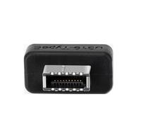 Wdbild Convertisseurs d'en-tête USB 19 broches pour une intégration transparente de type C sur n'importe quelle carte mère Adaptateur de panneau avant 23 x 18 mm