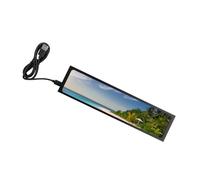 Wdbild Écran auxiliaire fin de 28,6 cm avec puce de traitement 800 MHz, résolution 1920p et alimentation automatique via un seul câble USB alimenté par USB