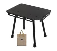 Wdbild Ensemble de table d'extérieur pliable en alliage d'aluminium avec housse de transport incluse - Convient pour les voyages d'aventure, les barbecues, la randonnée, les voyages