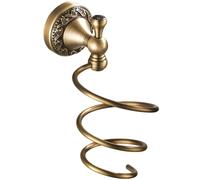 Wdbild Étagère murale de salle de bain en métal antique avec finition résistante et décorative pour petit espace Étagère de salle de bain en laiton avec design ouvert