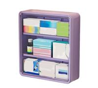 Wdbild Étagère murale multi-couches facile à installer pour salle de bain, chambre à coucher, gain de place, étagère de rangement pour cosmétiques, étagère de rangement murale multicouche