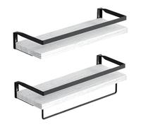 Wdbild Étagères murales élégantes pour rangement et présentation, étagères murales fonctionnelles, support conçu pour l'espace organisé