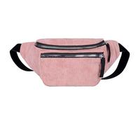 Wdbild Fannys Sac banane tendance avec sangle réglable, poches zippées partout, rose, Taille unique