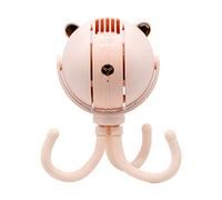Wdbild Joli ventilateur sans pales USB rechargeable portable avec trépied flexible pour vélo, landau, bureau, salle de bain