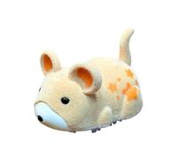 Wdbild Jouet robotique en peluche pour chat - Mouvement automatique du stress et de l'ennui - Pour utilisation sur table de sol - Jouet réaliste pour hamster mobile