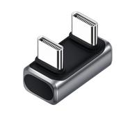 Wdbild L'adaptateur USB .0 de type C rapide prend en charge le transfert de données de 80 Gbit/s et la charge PD240W pour sortie vidéo 8K60Hz adaptateur de type C mâle vers femelle