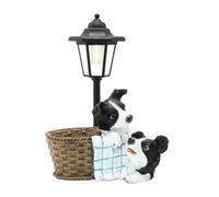 Wdbild Lampe solaire décorative d'extérieur pour jardin, texture résine, éclairage de nuit pour cour, allée, cadeau pour enfants, lumières solaires de jardin