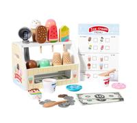 Wdbild Les enfants font face à des boîtes à glace avec un jeu de rôle éducatif de 3 à 6 jeux imaginatifs pour les tout-petits