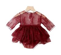 Wdbild Lot de 2 accessoires photo pour nouveau-né - Tutu en tulle et dentelle - Ensemble photo pour bébé - Costume de fête prénatale