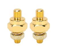 Wdbild Lot de 2 connecteurs de borne NPT 3/8" - Filetage haut de gamme - Côté court - Adaptateur de borne de batterie - Adaptateur de prise pour ordinateur de voyage - Côté en laiton massif