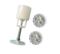 Wdbild Lot de 2 moules fonctionnels pour gâteaux de lune - Motif texturé délicat pour pâtisseries, friandises, pâtisseries