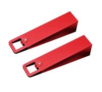 Wdbild Lot de 2 pochettes à vin en cuir sophistiquées pour bouteilles de vin, pochettes de rangement portables pour pique-nique et fête, porte-champagne, Rouge