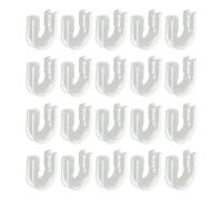 Wdbild Lot de 20 dés à coudre de pêche en forme de U 11,1 x 10,1 mm