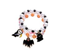 Wdbild Lot de 3 bracelets à breloques en alliage pour Halloween, motif citrouille - Convient pour les fêtes costumées et Halloween, taille unique, Comme décrit