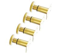 Wdbild Lot de 4 pieds de meubles réglables en hauteur flexible en acier pour divers meubles