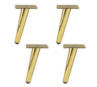 Wdbild Lot de 4 pieds de rechange en fer pour canapé, lit, table basse