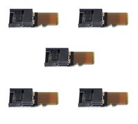 Wdbild Lot de 5 adaptateurs de carte mémoire TF mâle vers femelle - Kit de test PCBA Tf