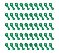 Wdbild Lot de 50 clips de bâche pour auvent, accessoires portables, attaches de bâche stables pour auvents et couvertures