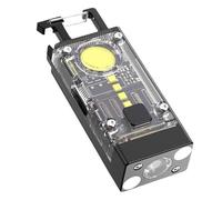 Wdbild Petite lampe de poche à énergie solaire - Support pratique en alliage d'aluminium - Texture en alliage d'aluminium - Pour les amateurs de plein air - Utilisation quotidienne - Randonnée - Pêche