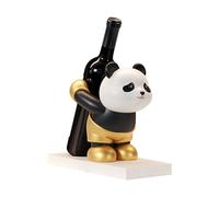 Wdbild Porte-bouteille de vin décoratif Panda pour cuisine et décoration d'intérieur pour amateurs de vin et collectionneurs