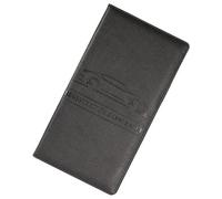 Wdbild Porte-cartes d'immatriculation et d'assurance automobile avec boîte à gants pour documents et cartes d'immatriculation, Noir , One Size