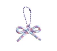 Wdbild Porte-clés à motif floral brillant avec nœud papillon - Accessoire pour sacs à dos - Tendance et robuste - Décoration créative - Fournitures d'artisanat, m, taille unique