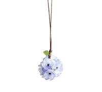 Wdbild Porte-clés en verre tissé avec pendentif floral délicat - Accessoire de bijoux tendance pour améliorer les tenues de fête - Porte-clés élégant pour sacs, Fleurs et récolte, taille unique