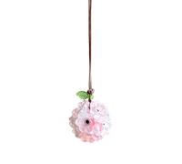 Wdbild Porte-clés en verre tissé avec pendentif floral délicat - Accessoire de bijoux tendance pour améliorer les tenues de fête - Porte-clés élégant pour sacs, Trésor de fleurs, taille unique