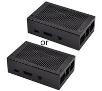 Wdbild Pour 4 modèles B Boîtier en alliage de refroidissement passif en alliage d'aluminium Coque de protection en métal 3B Boîtier en métal pour électronique