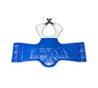Wdbild Protège-poitrine en polyester respirant pour taekwondo - Convient pour absorption des chocs - Cuir - Sécurise l'ajustement des protections