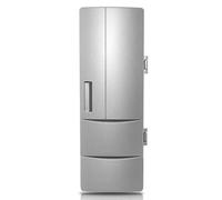 Wdbild Réfrigérateur électrique USB à double usage pour le bureau, réfrigérateur à boissons, congélateur, petit réfrigérateur compact pour porte de réfrigérateur à boissons unisexe