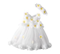 Wdbild Robe en tulle et bandeau à cheveux pour bébé - Accessoires de photographie - Cadeau de fête prénatale - Ensemble de photographie de nouveau-né