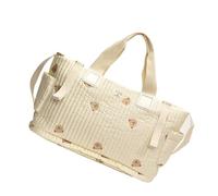 Wdbild Sac à bandoulière de maternité portable avec grand espace pour les fournitures de bébé avec joli motif brodé, Modèle ours