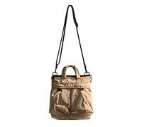 Wdbild Sac à bandoulière tendance en nylon pour femmes, sacs à bandoulière, grande capacité, sac fourre-tout de voyage, sac à main pour femme, kaki