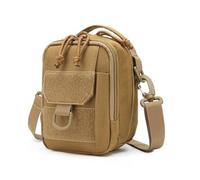 Wdbild Sac à dos de poitrine, sac à bandoulière, sac pour téléphone extérieur, sac de magazine, petites pochettes de ceinture, kaki