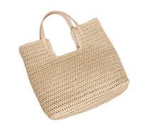 Wdbild Sac à main de grande capacité pour femme - Sac à bandoulière tissé à la main - Sac fourre-tout pour femme, b