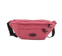 Wdbild Sac banane pratique et sécurisé pour la randonnée et le shopping, sac à bandoulière en nylon, sac banane de sport, poches de poitrine, rose, Taille unique