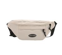 Wdbild Sac banane pratique et sécurisé pour la randonnée et le shopping, sac à bandoulière en nylon, sac banane de sport, poches de poitrine, blanc, Taille unique