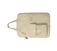 Wdbild Sacoche pour ordinateur portable moderne et professionnel, sangle réglable, tissu haute densité, poches organisationnelles, antivol pour ordinateur portable professionnel, kaki