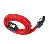 Wdbild SATAIII Câble de série 50 cm en nylon tressé anti-enchevêtrement avec mécanisme de verrouillage pour PC Builds Sataiii connecteurs câble